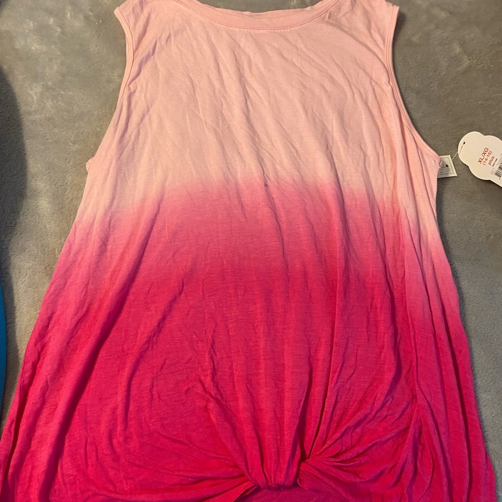 Pink twist tee for girls